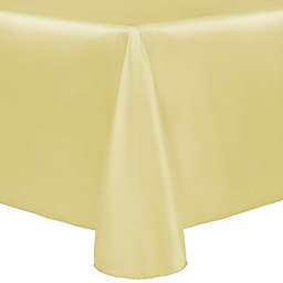 Ultimate Textile Majestic 90-Inch x 156-Inch Oblong Tablecloth in Yellow