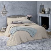 Wamsutta&reg; Vintage Lyon Floral Queen Bedspread in Beige