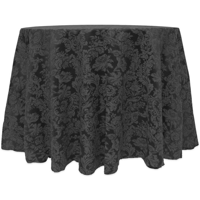 Miranda Damask Round Tablecloth Bed Bath & Beyond