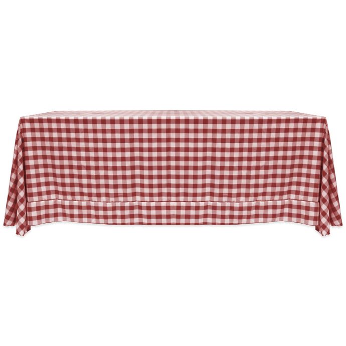 Gingham Oblong Tablecloth Bed Bath & Beyond