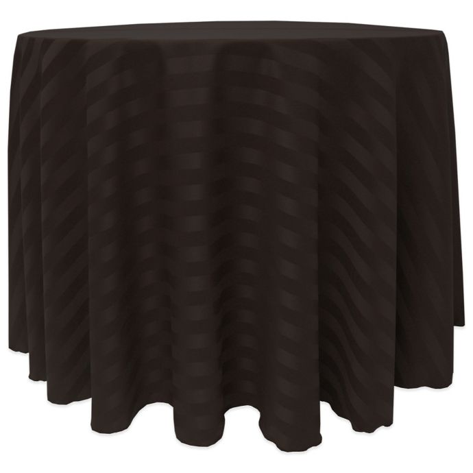 PolyStripe Round Tablecloth Bed Bath & Beyond