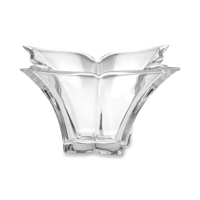 Mikasa® Florale 14Inch Crystal Bowl Bed Bath and Beyond Canada