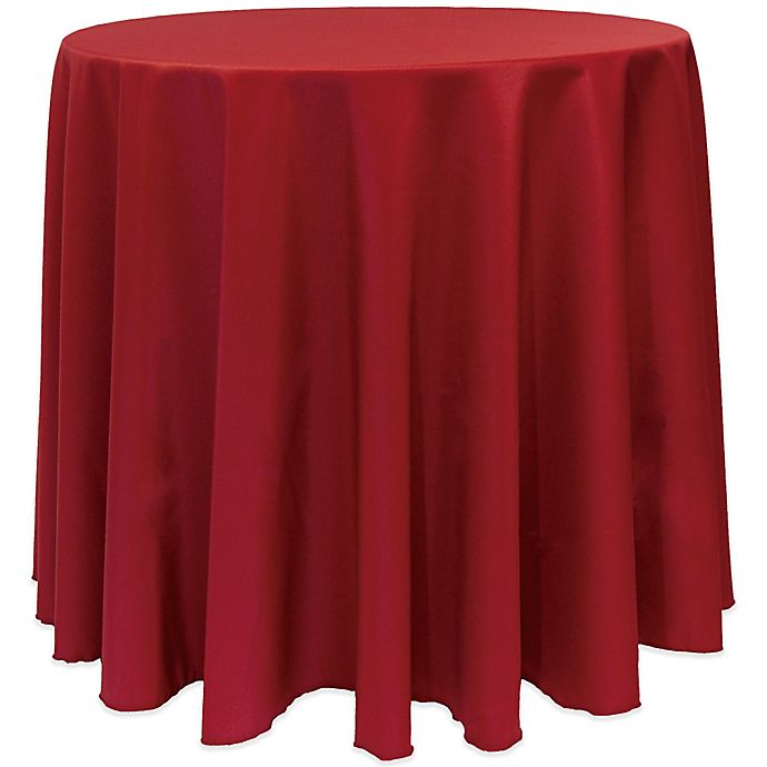 Basic 90 Inch Round Tablecloth In, 90 Round Table Linens