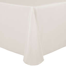 Basic Polyester 90-Inch x 156-Inch Oblong Tablecloth in Oyster