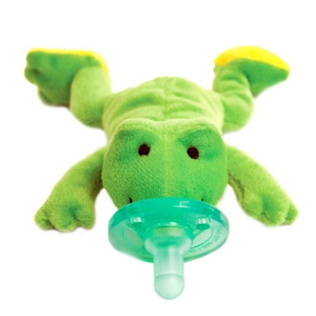 WubbaNub Infant Pacifier ~  Green Frog 