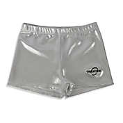 Obersee Size X-Small Kids Gymnastics Short in Silver
