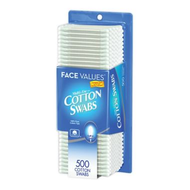 Harmon&reg; Face Values&trade; 500-Count Premium Cotton Swabs. View a larger version of this product image.