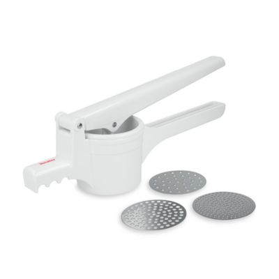 what does a potato ricer look like