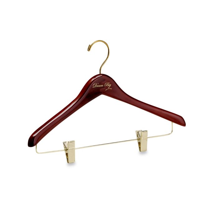 Dream Big Hangers 151/2Inch Women's Petite Suit Hanger Bed Bath