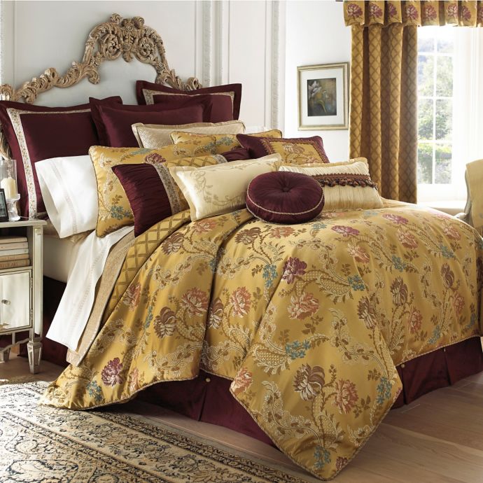 Waterford® Linens Bellwood Reversible Duvet Cover | Bed Bath & Beyond