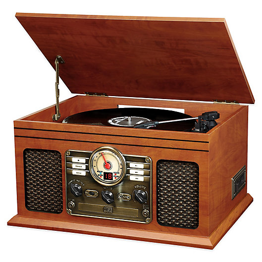Alternate image 1 for Victrola™ Wooden 6-in-1 Nostalgic 3-Speed Turntable with Bluetooth®