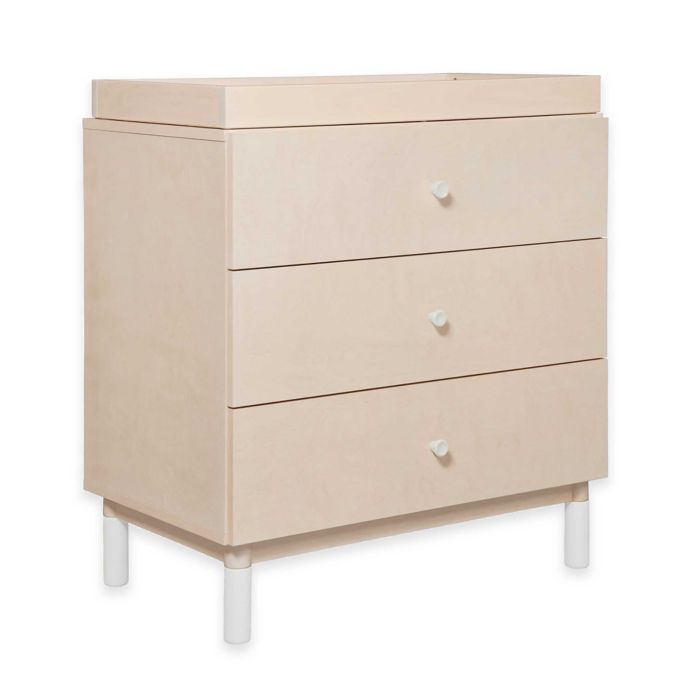 Babyletto Gelato 3Drawer Changer Dresser in Washed Natural Bed Bath