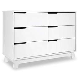 Babyletto Hudson 6-Drawer Double Dresser in White