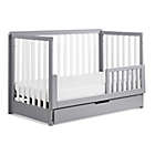 Alternate image 1 for carter&#39;s&reg; by DaVinci&reg; Colby 4-in-1 Crib with Drawer in Grey/White