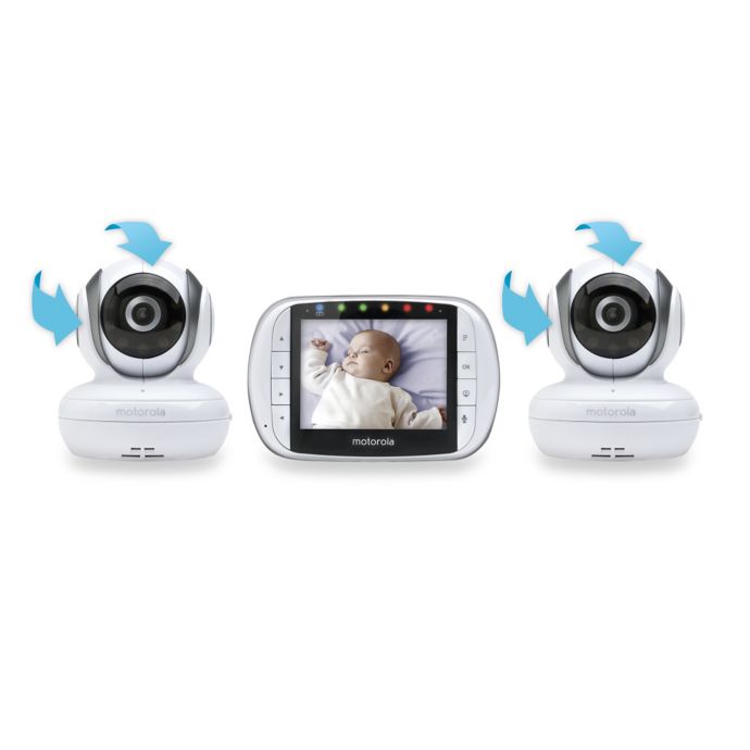 Motorola Mbp36s 2 Wireless 2 Way Digital Video Monitor With 3 5 Inch Screen And Second Camera Bed Bath Beyond