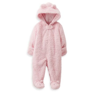 fuzzy bear baby outfit