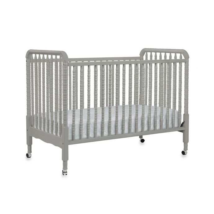 Davinci Jenny Lind Stationary Crib In Grey Buybuy Baby