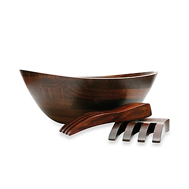 Lipper Cherry Wood 2-Piece Salad Serving Set. View a larger version of this product image.