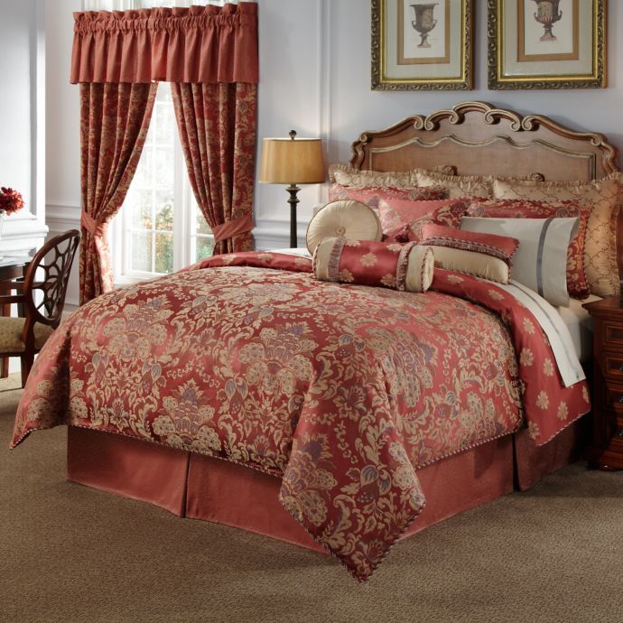 Waterford Linens Hamilton Reversible Duvet Cover Bed Bath Beyond