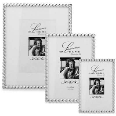 Lawrence Frames Silver Metal 4 by 6 Holy Communion Picture Frame