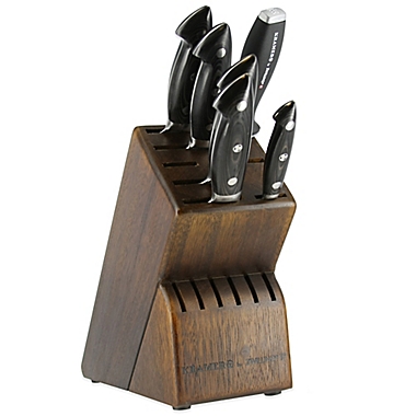 BOB KRAMER by ZWILLING Euro Carbon 7-Piece Kitchen Knife Block Set. View a larger version of this product image.