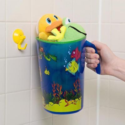skip hop moby scoop & splash bath toy organizer