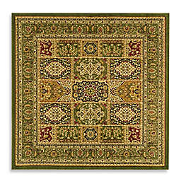 Safavieh Lyndhurst Collection 8-Foot x 8-Foot Square Patchwork Rug in Light Green