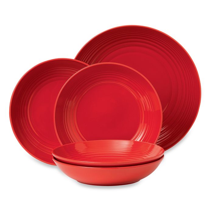 Gordon Ramsay by Royal Doulton® Maze Chili 5Piece Pasta Set in Red