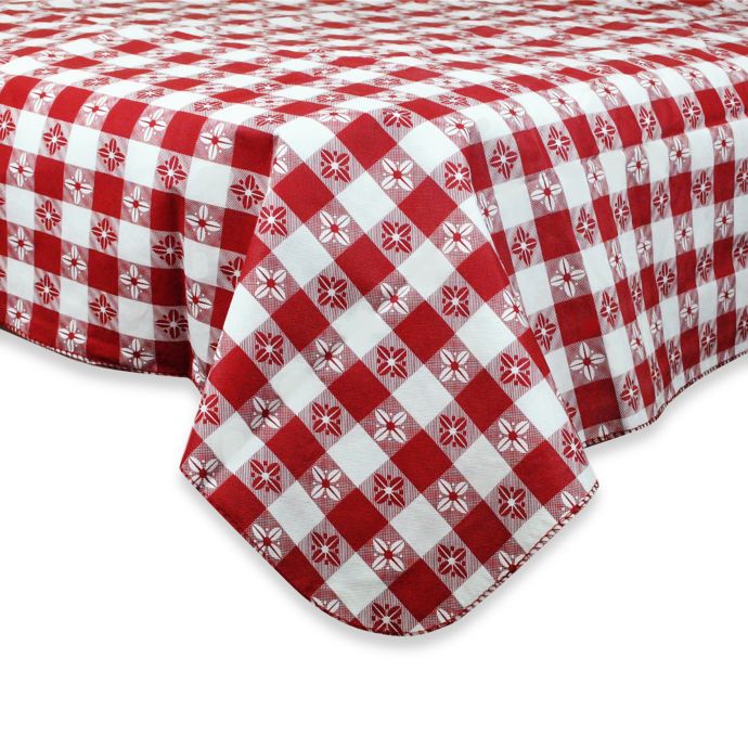 Checkered PEVA Tablecloth Bed Bath and Beyond Canada
