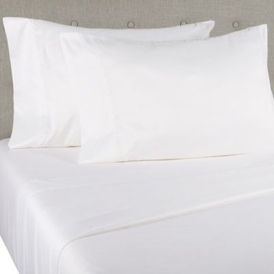 Simply Essential&trade; Truly Soft&trade; Microfiber Queen Solid Sheet Set in White