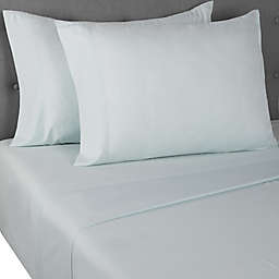 Simply Essential™ Truly Soft™ Microfiber Queen Solid Sheet Set in Blue