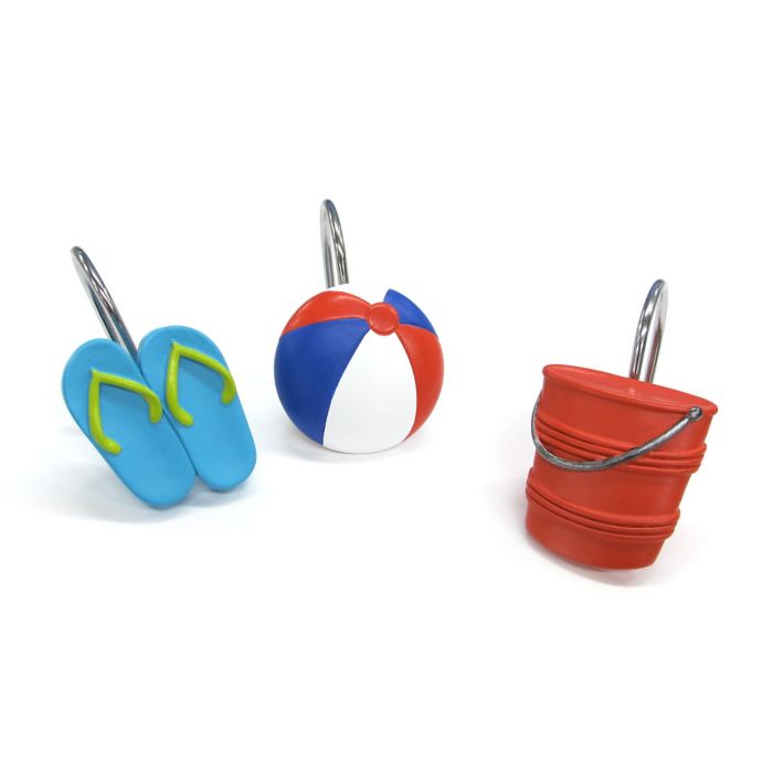 Beach Scene Shower Curtain Hooks (Set of 12) Bed Bath & Beyond