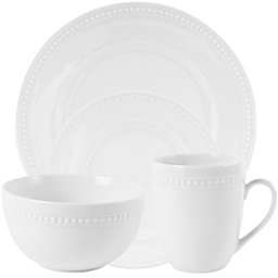 Everyday White&reg; by Fitz and Floyd&reg; Beaded Dinnerware Collection
