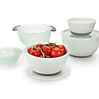 Alternate image 1 for OXO Good Grips&reg; 9-Piece Nesting Mixing Bowls and Colanders Set in Seaglass Blue