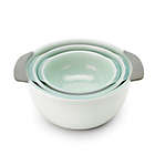 Alternate image 4 for OXO Good Grips&reg; 9-Piece Nesting Mixing Bowls and Colanders Set in Seaglass Blue