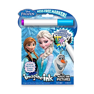 Disney&reg; Frozen Imagine Ink Magic Ink with Marker Activity Book. View a larger version of this product image.