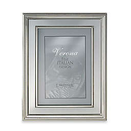 Lawrence Frames4-Inch x 6-Inch  Silver-Plated Picture Frame with Brushed Inner Panel