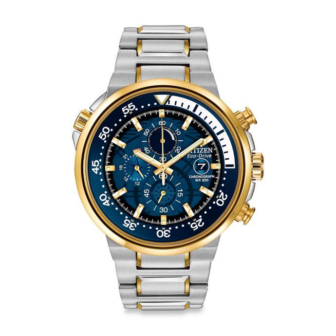 citizen eco drive two tone