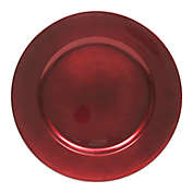 Charge It by Jay Round Charger Plate in Red
