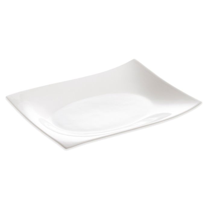 Maxwell & Williams™ White Basics Motion Rectangular Platter Bed Bath