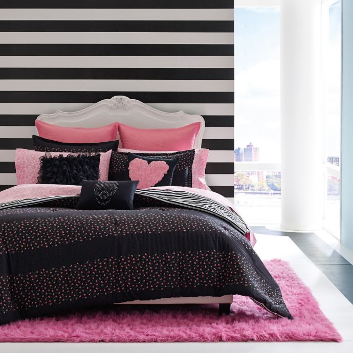 Betsey Johnson Punk Princess Reversible Comforter And Sham Set