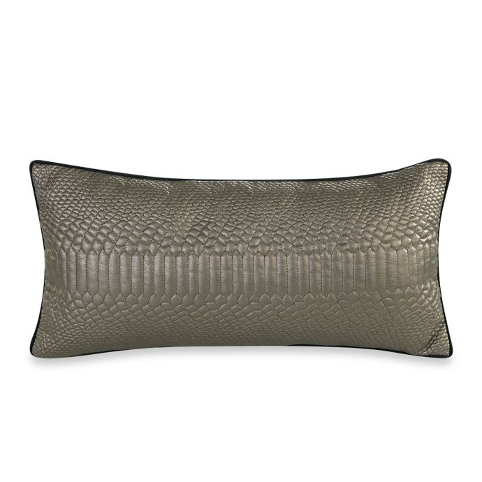 Nanette Lepore Baroque Quilted Throw Pillow In Teal Bed Bath