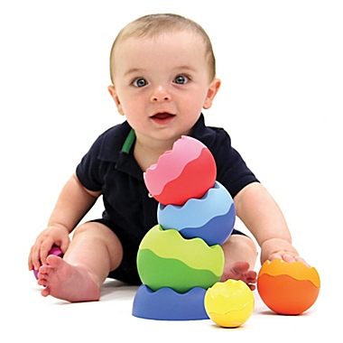 Fat Brain&reg; Tobbles Neo Infant Stacking Toy. View a larger version of this product image.