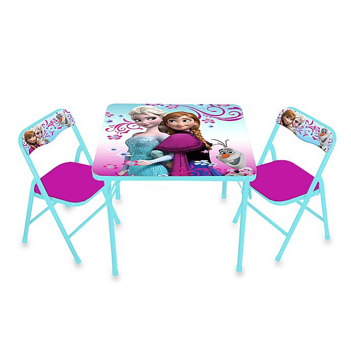 Disney® Frozen Activity Table and Chair Set Bed Bath