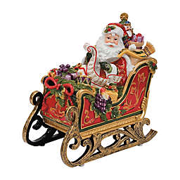 Fitz and Floyd® Regal Holiday Santa Sleigh Musical Figurine