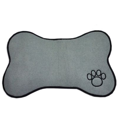 small dog bowl mat