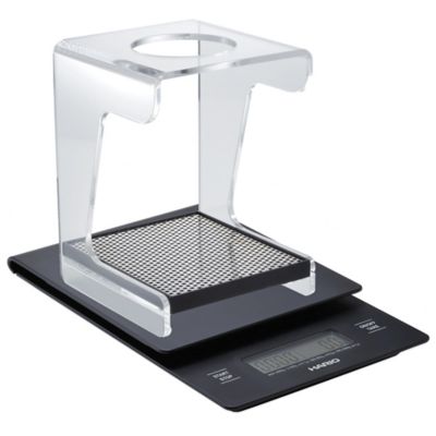 Hario 1-Piece Acrylic Stand with Drip Tray for Coffee Dripper Clear 