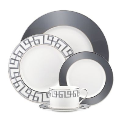 Brian Gluckstein by Lenox&reg; Darius Dinnerware Collection in Silver