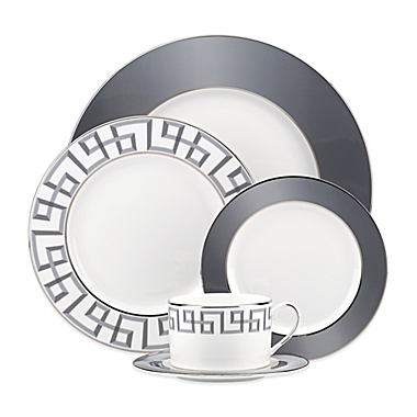 Brian Gluckstein by Lenox&reg; Darius Dinnerware Collection in Silver. View a larger version of this product image.