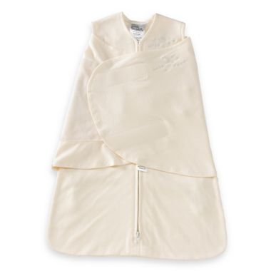 HALO® SleepSack® Newborn Organic Cotton Swaddle in Cream. View a larger version of this product image.